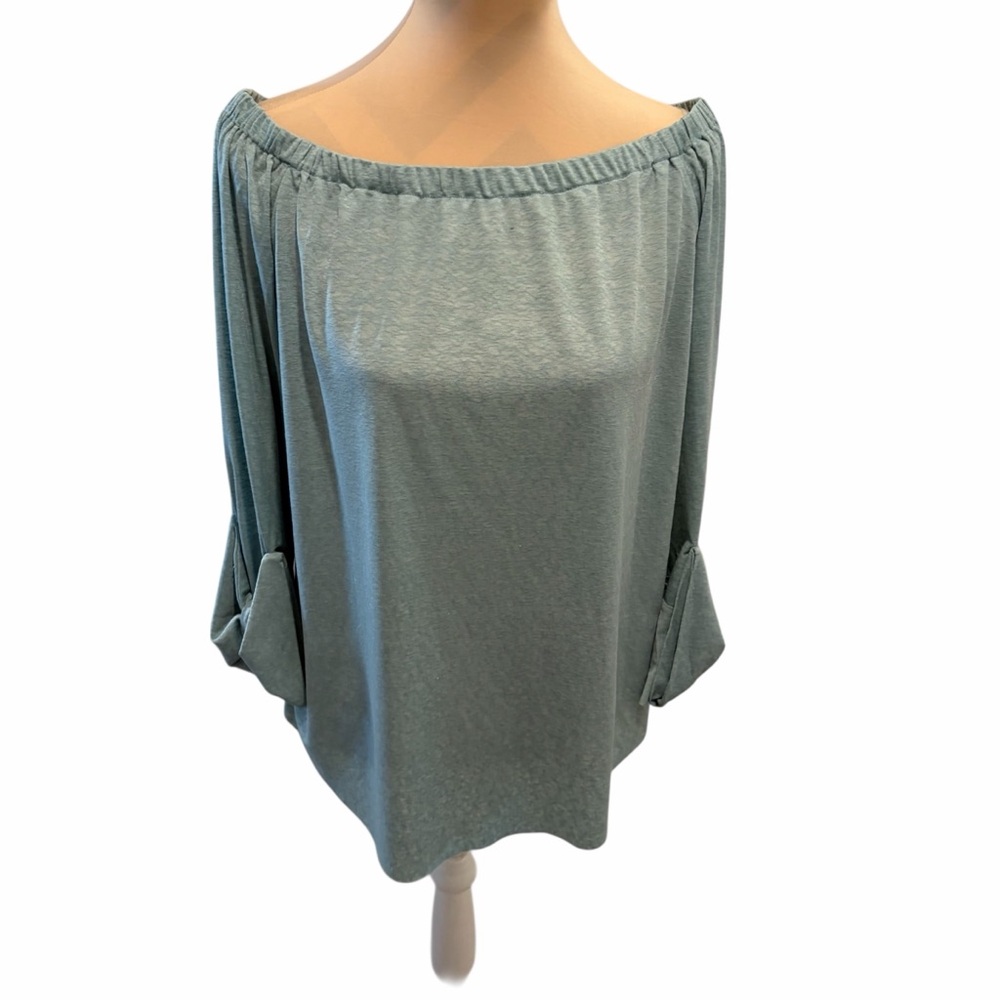 Eesome Off-Shoulder Teal‎ Blouse (Size M)